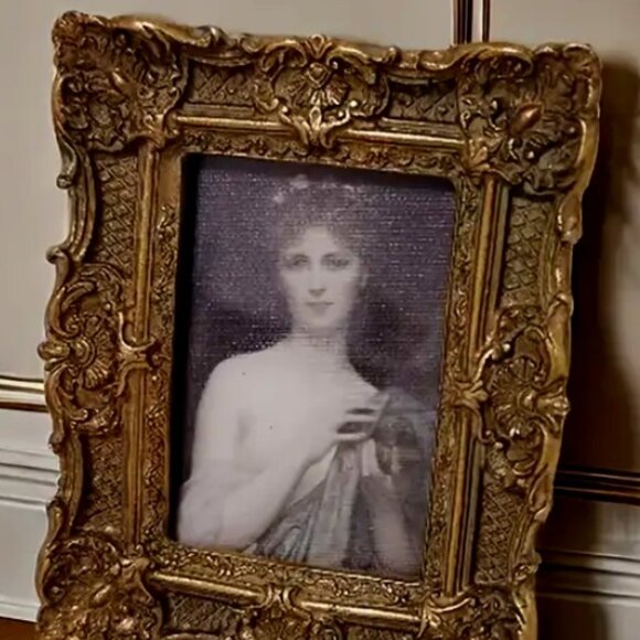 New Vintage European Style Resin Photo Frame, Rectangular Small - Picture 1 of 4